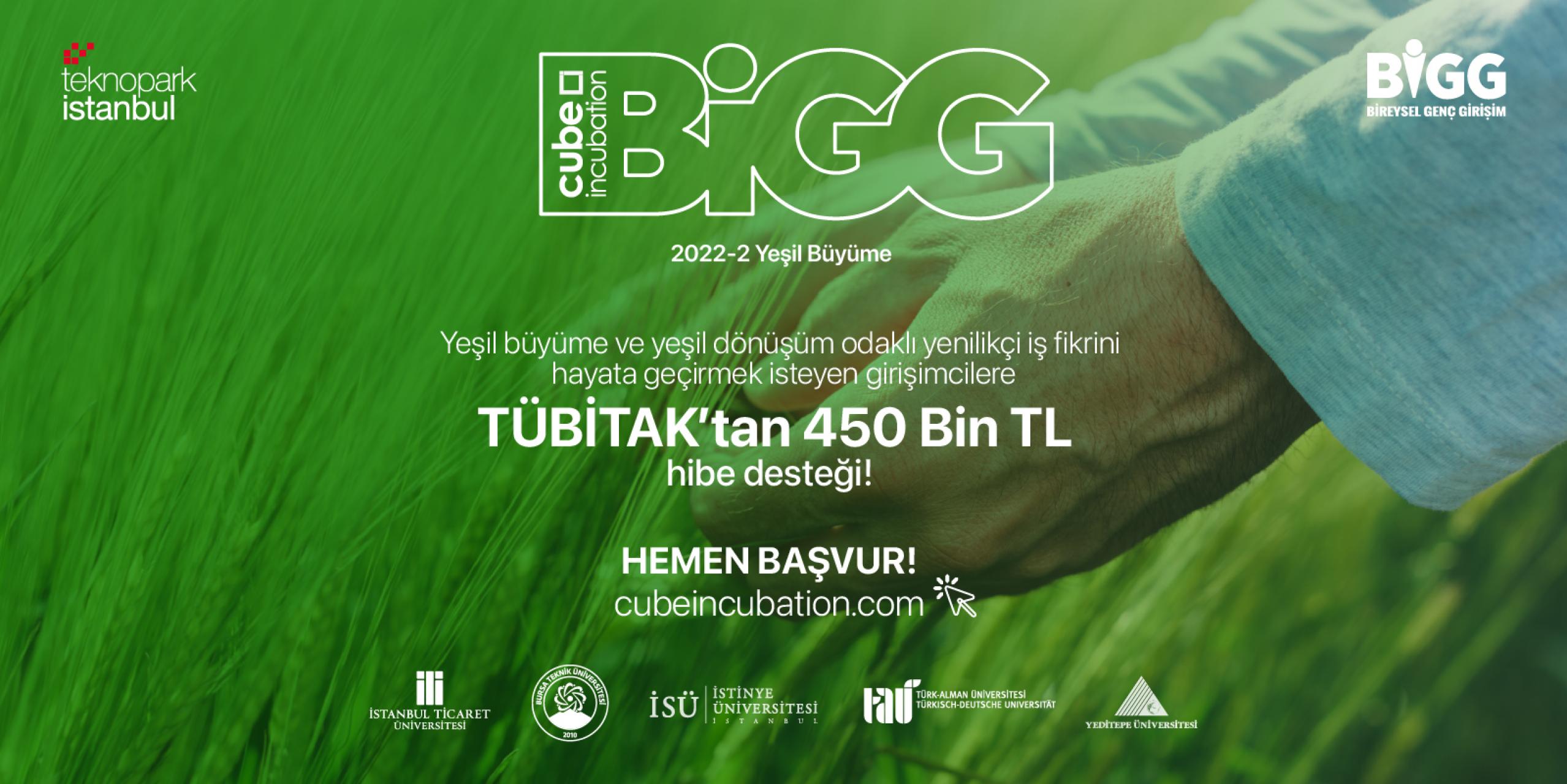 BİGG Cube Incubation Yeşil Büyüme Programı 2022-2 Çağrı Dönemi Açıldı!